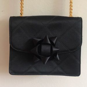 Marc Jacobs Mini Trouble bag, black satin